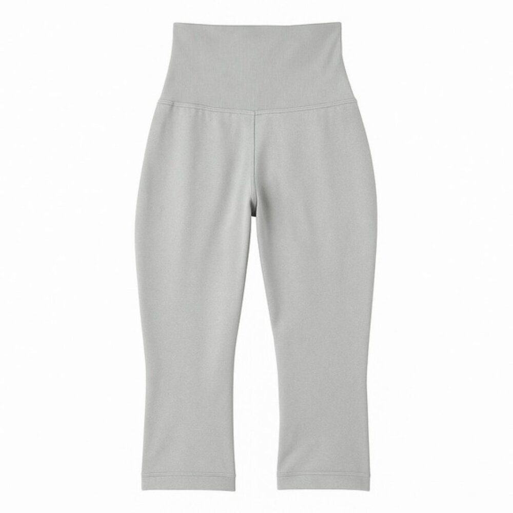 Compression high waist yoga capri leggings NWT grey size M